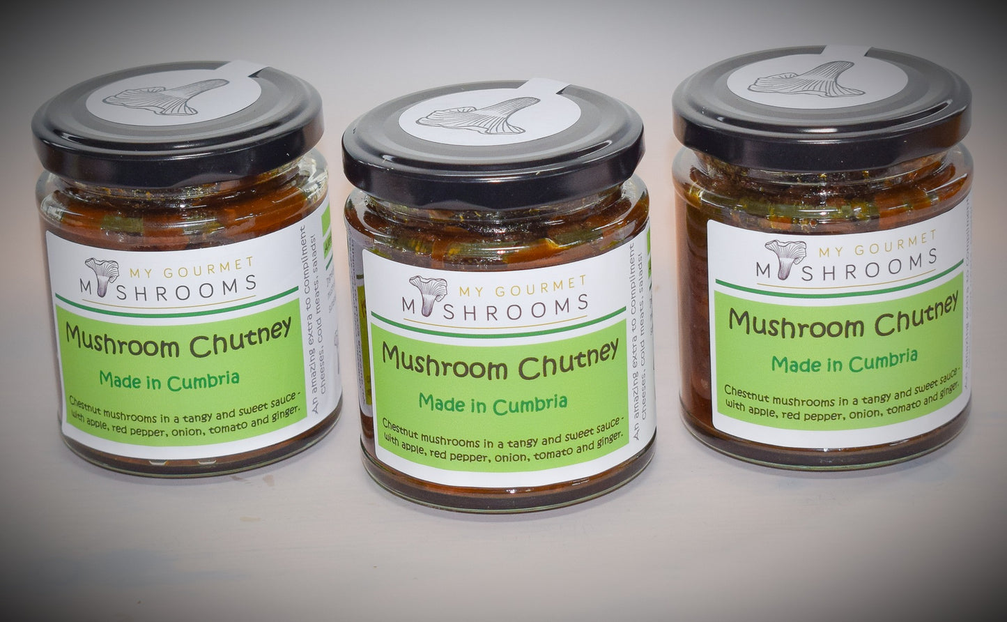 3  X 190ml Jars - Mushroom Chutney