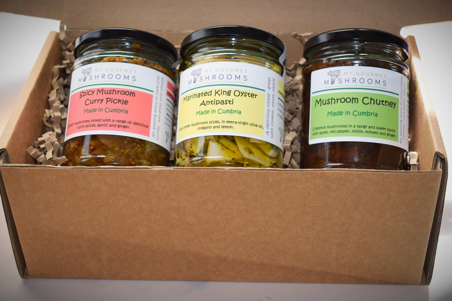 3  X 300ml Jars - Mushroom Selection Box