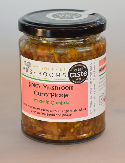 300ml Jar - Spicy Mushroom Curry Pickle